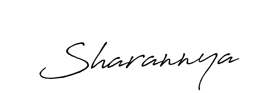 Design your own signature with our free online signature maker. With this signature software, you can create a handwritten (Antro_Vectra_Bolder) signature for name Sharannya. Sharannya signature style 7 images and pictures png