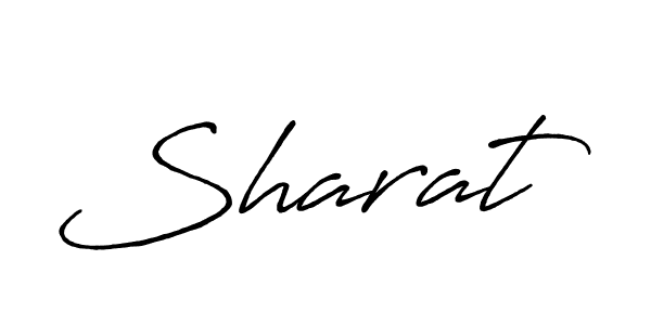 Use a signature maker to create a handwritten signature online. With this signature software, you can design (Antro_Vectra_Bolder) your own signature for name Sharat. Sharat signature style 7 images and pictures png