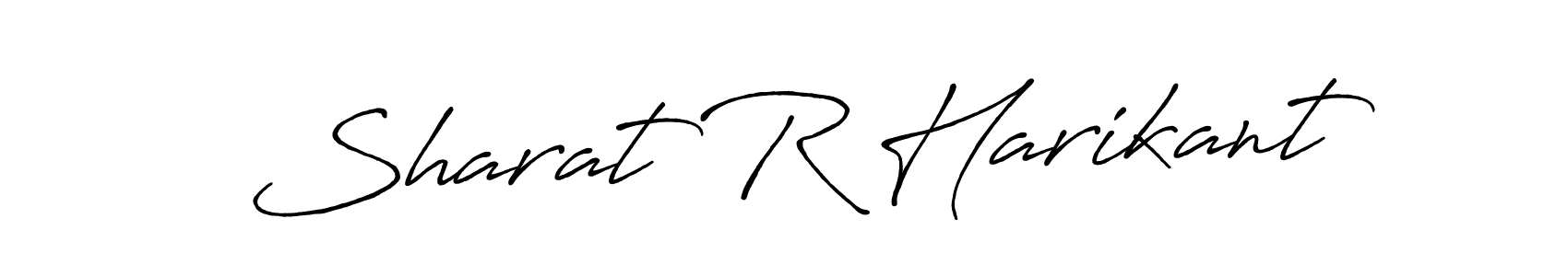 Design your own signature with our free online signature maker. With this signature software, you can create a handwritten (Antro_Vectra_Bolder) signature for name Sharat R Harikant. Sharat R Harikant signature style 7 images and pictures png