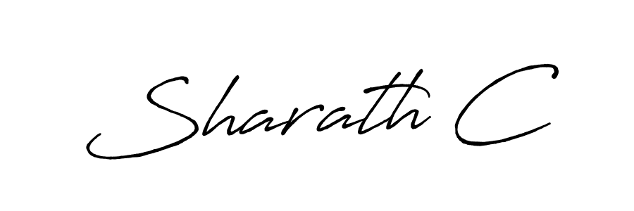 It looks lik you need a new signature style for name Sharath C. Design unique handwritten (Antro_Vectra_Bolder) signature with our free signature maker in just a few clicks. Sharath C signature style 7 images and pictures png