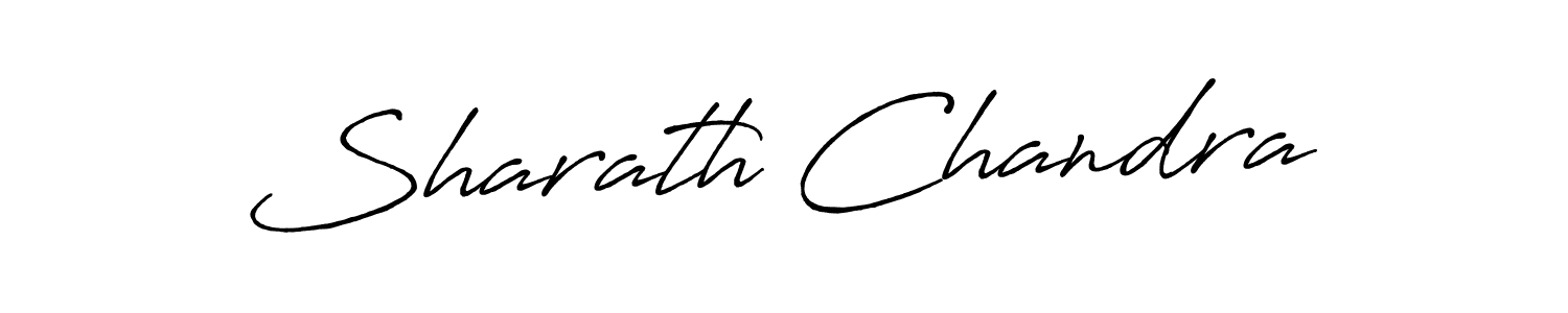 Sharath Chandra stylish signature style. Best Handwritten Sign (Antro_Vectra_Bolder) for my name. Handwritten Signature Collection Ideas for my name Sharath Chandra. Sharath Chandra signature style 7 images and pictures png