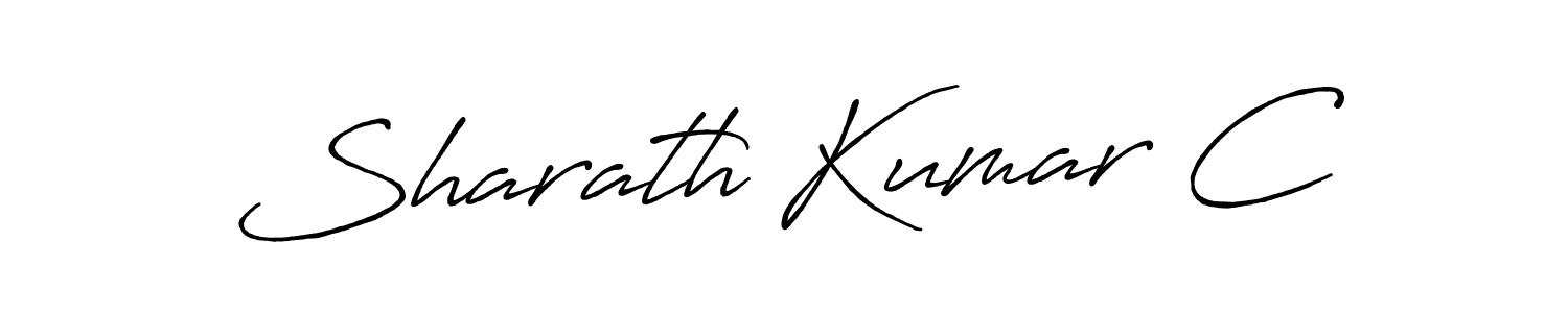 You should practise on your own different ways (Antro_Vectra_Bolder) to write your name (Sharath Kumar C) in signature. don't let someone else do it for you. Sharath Kumar C signature style 7 images and pictures png