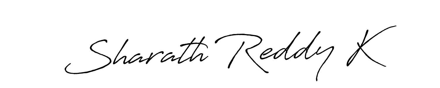 Similarly Antro_Vectra_Bolder is the best handwritten signature design. Signature creator online .You can use it as an online autograph creator for name Sharath Reddy K. Sharath Reddy K signature style 7 images and pictures png