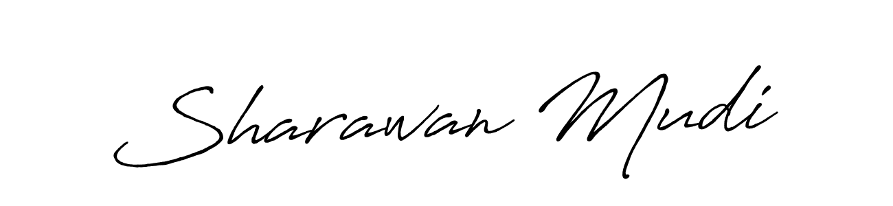 Sharawan Mudi stylish signature style. Best Handwritten Sign (Antro_Vectra_Bolder) for my name. Handwritten Signature Collection Ideas for my name Sharawan Mudi. Sharawan Mudi signature style 7 images and pictures png