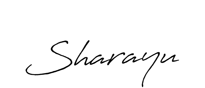 How to make Sharayu signature? Antro_Vectra_Bolder is a professional autograph style. Create handwritten signature for Sharayu name. Sharayu signature style 7 images and pictures png