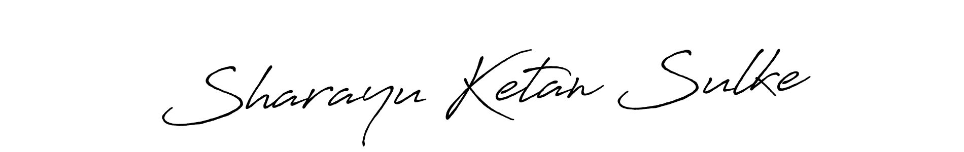 Make a short Sharayu Ketan Sulke signature style. Manage your documents anywhere anytime using Antro_Vectra_Bolder. Create and add eSignatures, submit forms, share and send files easily. Sharayu Ketan Sulke signature style 7 images and pictures png