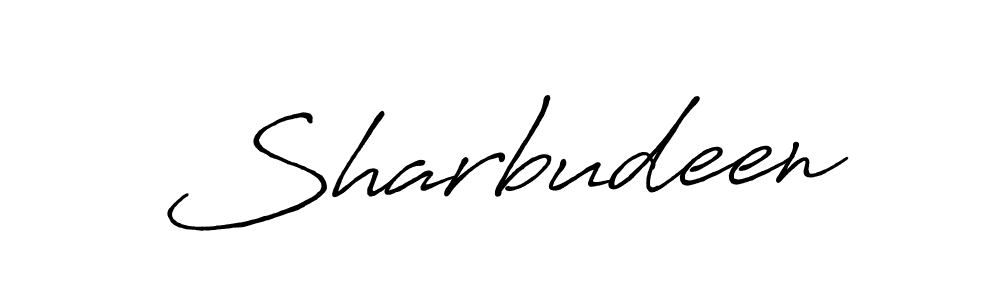 How to Draw Sharbudeen signature style? Antro_Vectra_Bolder is a latest design signature styles for name Sharbudeen. Sharbudeen signature style 7 images and pictures png