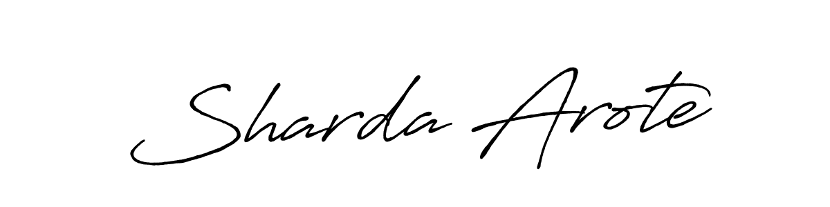 Make a beautiful signature design for name Sharda Arote. Use this online signature maker to create a handwritten signature for free. Sharda Arote signature style 7 images and pictures png