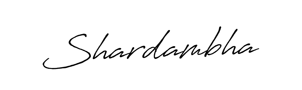 Shardambha stylish signature style. Best Handwritten Sign (Antro_Vectra_Bolder) for my name. Handwritten Signature Collection Ideas for my name Shardambha. Shardambha signature style 7 images and pictures png