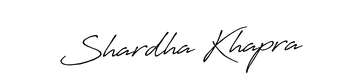 Shardha Khapra stylish signature style. Best Handwritten Sign (Antro_Vectra_Bolder) for my name. Handwritten Signature Collection Ideas for my name Shardha Khapra. Shardha Khapra signature style 7 images and pictures png