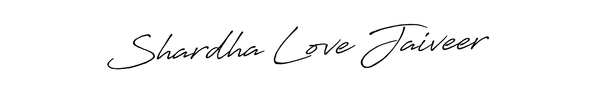 The best way (Antro_Vectra_Bolder) to make a short signature is to pick only two or three words in your name. The name Shardha Love Jaiveer include a total of six letters. For converting this name. Shardha Love Jaiveer signature style 7 images and pictures png