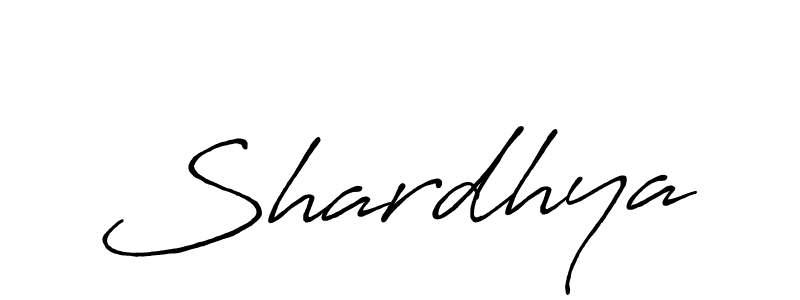 Use a signature maker to create a handwritten signature online. With this signature software, you can design (Antro_Vectra_Bolder) your own signature for name Shardhya. Shardhya signature style 7 images and pictures png