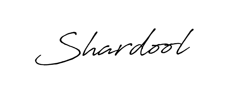Use a signature maker to create a handwritten signature online. With this signature software, you can design (Antro_Vectra_Bolder) your own signature for name Shardool. Shardool signature style 7 images and pictures png