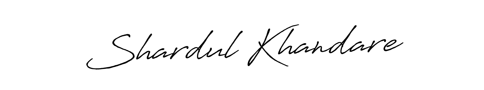 Use a signature maker to create a handwritten signature online. With this signature software, you can design (Antro_Vectra_Bolder) your own signature for name Shardul Khandare. Shardul Khandare signature style 7 images and pictures png
