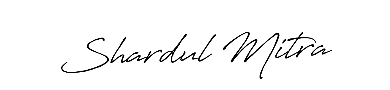Antro_Vectra_Bolder is a professional signature style that is perfect for those who want to add a touch of class to their signature. It is also a great choice for those who want to make their signature more unique. Get Shardul Mitra name to fancy signature for free. Shardul Mitra signature style 7 images and pictures png