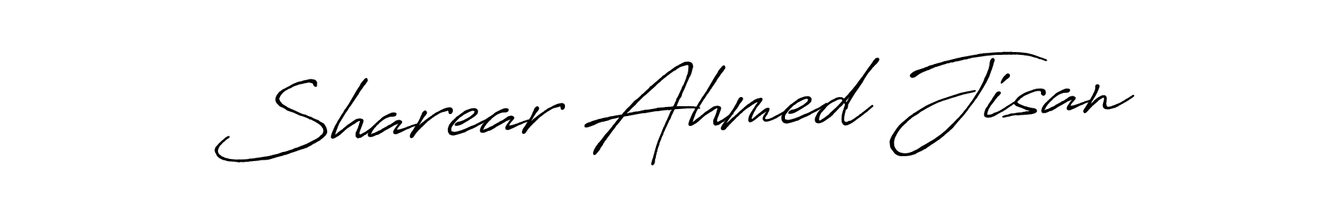 How to make Sharear Ahmed Jisan signature? Antro_Vectra_Bolder is a professional autograph style. Create handwritten signature for Sharear Ahmed Jisan name. Sharear Ahmed Jisan signature style 7 images and pictures png