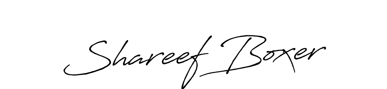 You should practise on your own different ways (Antro_Vectra_Bolder) to write your name (Shareef Boxer) in signature. don't let someone else do it for you. Shareef Boxer signature style 7 images and pictures png