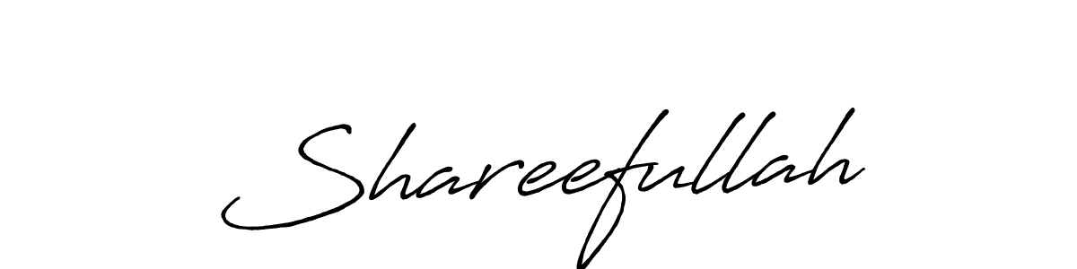 It looks lik you need a new signature style for name Shareefullah. Design unique handwritten (Antro_Vectra_Bolder) signature with our free signature maker in just a few clicks. Shareefullah signature style 7 images and pictures png