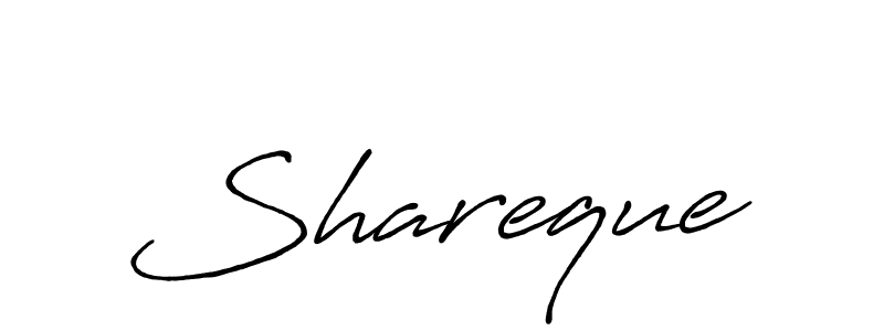 It looks lik you need a new signature style for name Shareque. Design unique handwritten (Antro_Vectra_Bolder) signature with our free signature maker in just a few clicks. Shareque signature style 7 images and pictures png