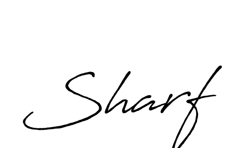 How to make Sharf name signature. Use Antro_Vectra_Bolder style for creating short signs online. This is the latest handwritten sign. Sharf signature style 7 images and pictures png