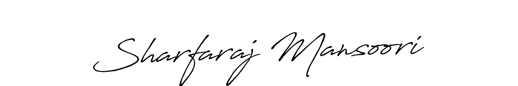 Also You can easily find your signature by using the search form. We will create Sharfaraj Mansoori name handwritten signature images for you free of cost using Antro_Vectra_Bolder sign style. Sharfaraj Mansoori signature style 7 images and pictures png