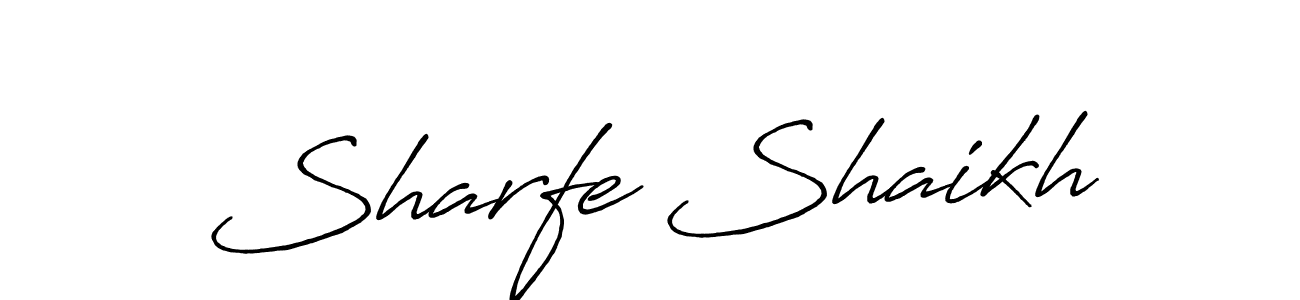 Also You can easily find your signature by using the search form. We will create Sharfe Shaikh name handwritten signature images for you free of cost using Antro_Vectra_Bolder sign style. Sharfe Shaikh signature style 7 images and pictures png