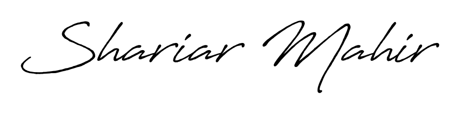 Upgrade your professional image with Shariar Mahir signature created with Antro_Vectra_Bolder font. Fast, free, and watermark-free download. Shariar Mahir signature style 7 images and pictures png