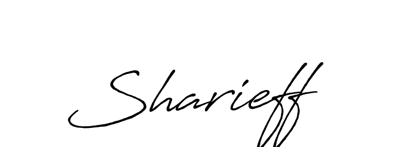 Also we have Sharieff name is the best signature style. Create professional handwritten signature collection using Antro_Vectra_Bolder autograph style. Sharieff signature style 7 images and pictures png