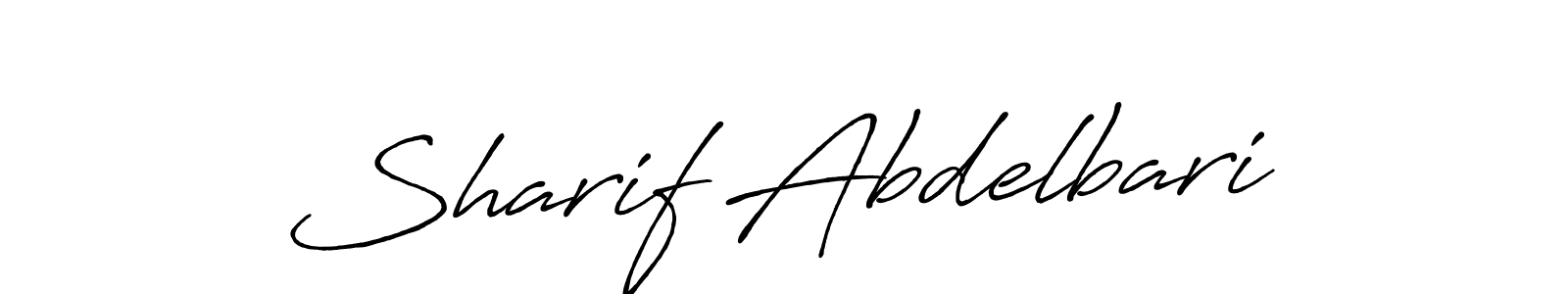 Similarly Antro_Vectra_Bolder is the best handwritten signature design. Signature creator online .You can use it as an online autograph creator for name Sharif Abdelbari. Sharif Abdelbari signature style 7 images and pictures png