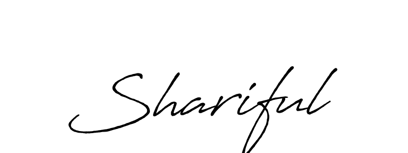 The best way (Antro_Vectra_Bolder) to make a short signature is to pick only two or three words in your name. The name Shariful include a total of six letters. For converting this name. Shariful signature style 7 images and pictures png