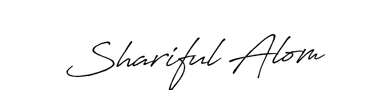 Once you've used our free online signature maker to create your best signature Antro_Vectra_Bolder style, it's time to enjoy all of the benefits that Shariful Alom name signing documents. Shariful Alom signature style 7 images and pictures png