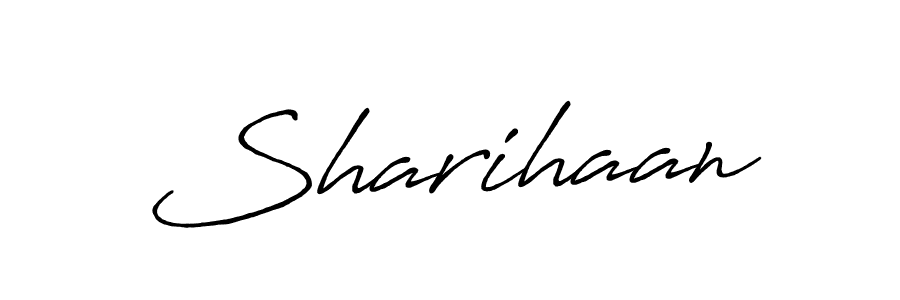 Antro_Vectra_Bolder is a professional signature style that is perfect for those who want to add a touch of class to their signature. It is also a great choice for those who want to make their signature more unique. Get Sharihaan name to fancy signature for free. Sharihaan signature style 7 images and pictures png