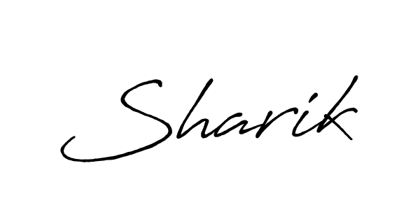 How to make Sharik signature? Antro_Vectra_Bolder is a professional autograph style. Create handwritten signature for Sharik name. Sharik signature style 7 images and pictures png