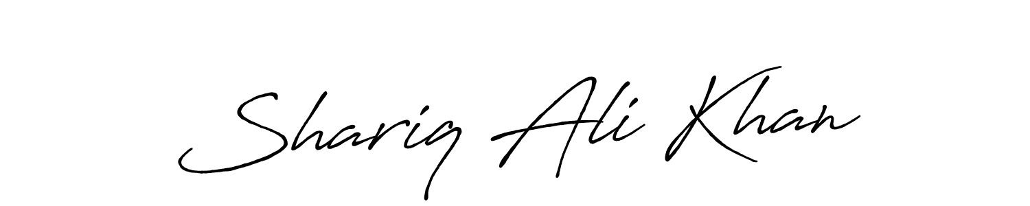 You should practise on your own different ways (Antro_Vectra_Bolder) to write your name (Shariq Ali Khan) in signature. don't let someone else do it for you. Shariq Ali Khan signature style 7 images and pictures png