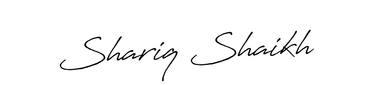 Similarly Antro_Vectra_Bolder is the best handwritten signature design. Signature creator online .You can use it as an online autograph creator for name Shariq Shaikh. Shariq Shaikh signature style 7 images and pictures png