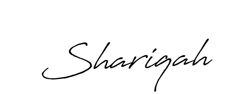 Also we have Shariqah name is the best signature style. Create professional handwritten signature collection using Antro_Vectra_Bolder autograph style. Shariqah signature style 7 images and pictures png
