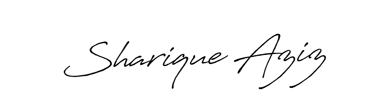 Once you've used our free online signature maker to create your best signature Antro_Vectra_Bolder style, it's time to enjoy all of the benefits that Sharique Aziz name signing documents. Sharique Aziz signature style 7 images and pictures png