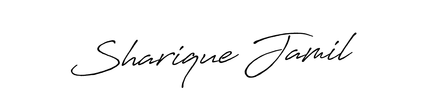 It looks lik you need a new signature style for name Sharique Jamil. Design unique handwritten (Antro_Vectra_Bolder) signature with our free signature maker in just a few clicks. Sharique Jamil signature style 7 images and pictures png