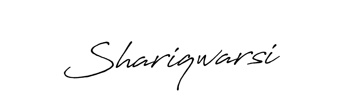 Also we have Shariqwarsi name is the best signature style. Create professional handwritten signature collection using Antro_Vectra_Bolder autograph style. Shariqwarsi signature style 7 images and pictures png