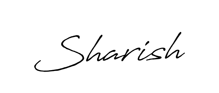 Once you've used our free online signature maker to create your best signature Antro_Vectra_Bolder style, it's time to enjoy all of the benefits that Sharish name signing documents. Sharish signature style 7 images and pictures png