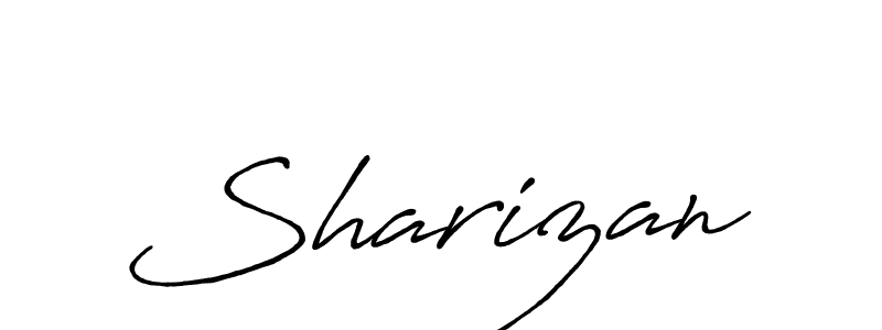 How to make Sharizan name signature. Use Antro_Vectra_Bolder style for creating short signs online. This is the latest handwritten sign. Sharizan signature style 7 images and pictures png