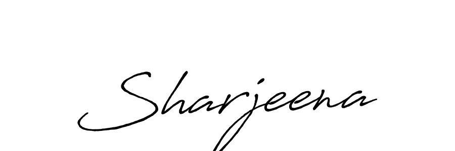 Once you've used our free online signature maker to create your best signature Antro_Vectra_Bolder style, it's time to enjoy all of the benefits that Sharjeena name signing documents. Sharjeena signature style 7 images and pictures png