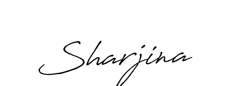 It looks lik you need a new signature style for name Sharjina. Design unique handwritten (Antro_Vectra_Bolder) signature with our free signature maker in just a few clicks. Sharjina signature style 7 images and pictures png