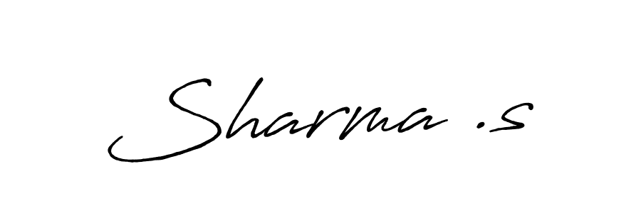 You should practise on your own different ways (Antro_Vectra_Bolder) to write your name (Sharma .s) in signature. don't let someone else do it for you. Sharma .s signature style 7 images and pictures png