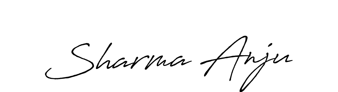 This is the best signature style for the Sharma Anju name. Also you like these signature font (Antro_Vectra_Bolder). Mix name signature. Sharma Anju signature style 7 images and pictures png