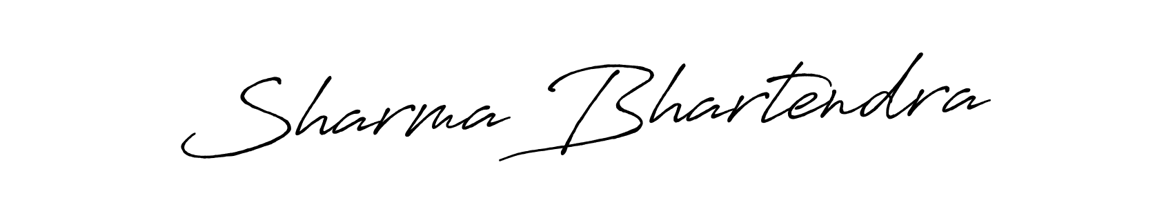 Make a beautiful signature design for name Sharma Bhartendra. With this signature (Antro_Vectra_Bolder) style, you can create a handwritten signature for free. Sharma Bhartendra signature style 7 images and pictures png