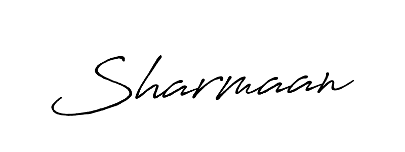 How to make Sharmaan signature? Antro_Vectra_Bolder is a professional autograph style. Create handwritten signature for Sharmaan name. Sharmaan signature style 7 images and pictures png