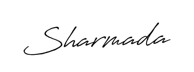 Also You can easily find your signature by using the search form. We will create Sharmada name handwritten signature images for you free of cost using Antro_Vectra_Bolder sign style. Sharmada signature style 7 images and pictures png