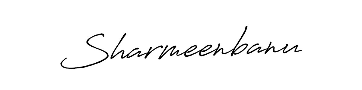 Sharmeenbanu stylish signature style. Best Handwritten Sign (Antro_Vectra_Bolder) for my name. Handwritten Signature Collection Ideas for my name Sharmeenbanu. Sharmeenbanu signature style 7 images and pictures png