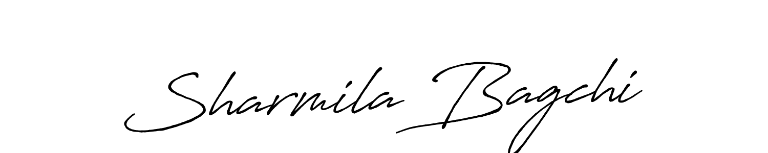 How to Draw Sharmila Bagchi signature style? Antro_Vectra_Bolder is a latest design signature styles for name Sharmila Bagchi. Sharmila Bagchi signature style 7 images and pictures png